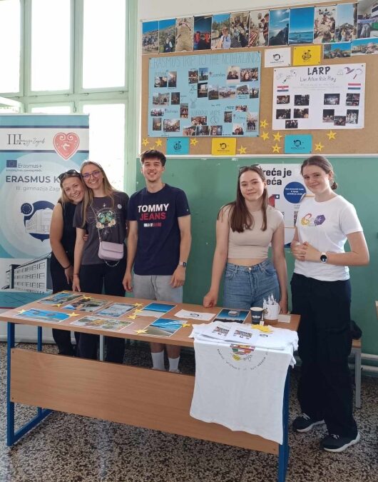 Predstavljanje Erasmus kluba na Danu otvorenih vrata škole